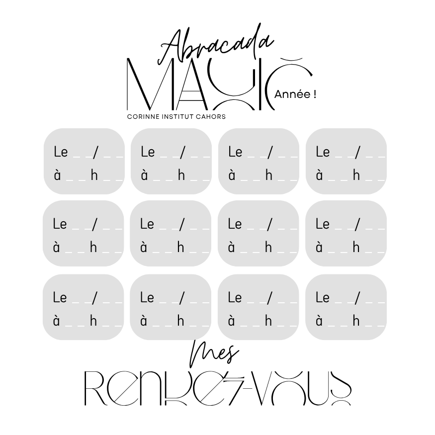 🪄 Magic Année ! 12 Abracada-Soins