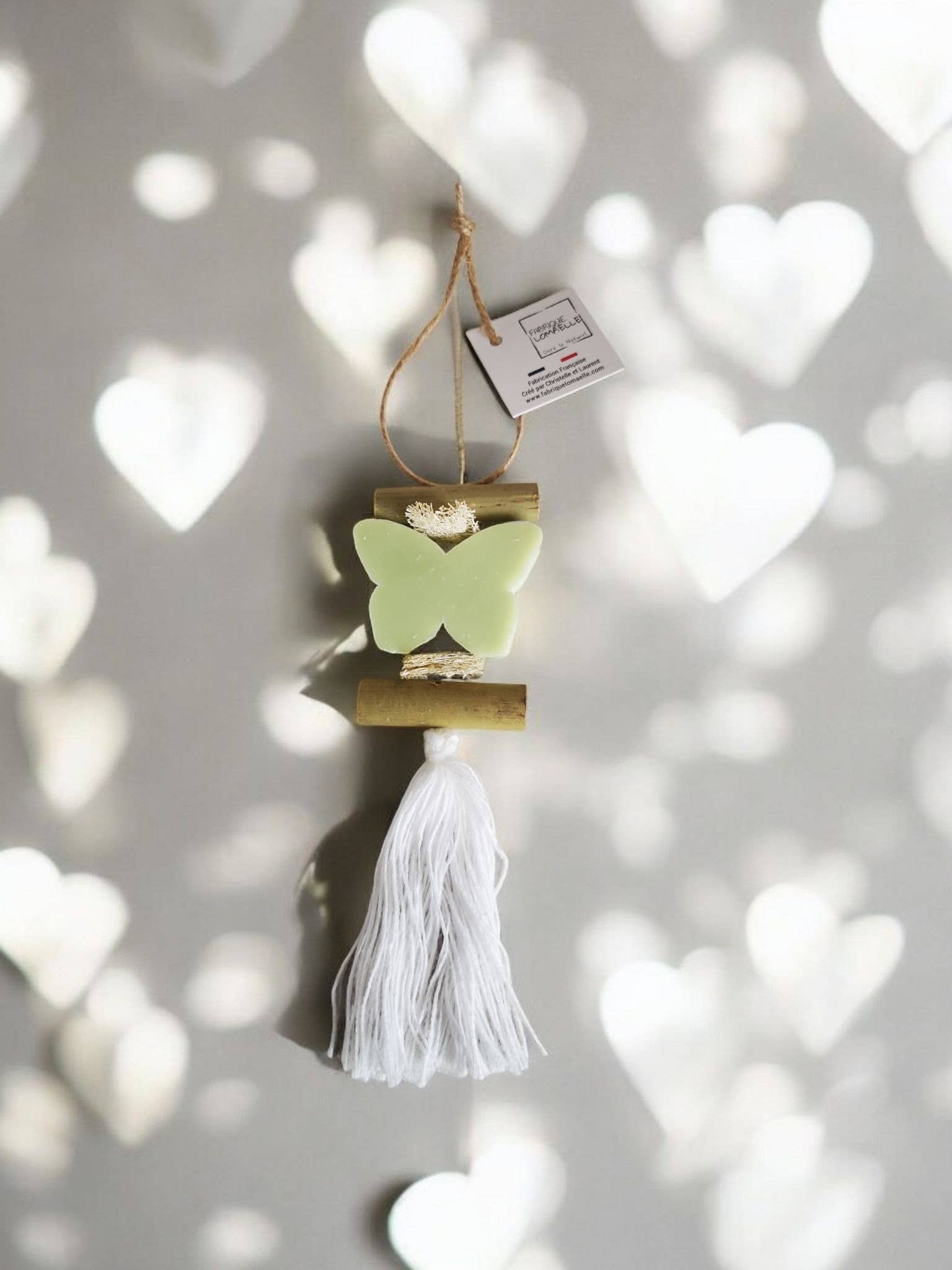 Tresse 1 savon Papillon verveine