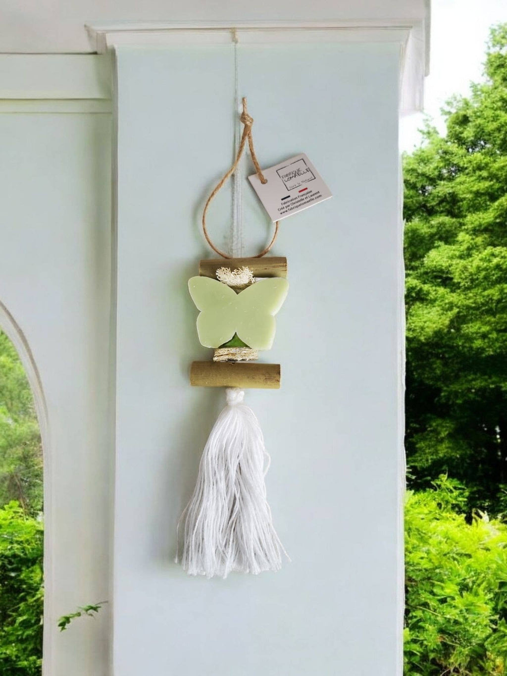 Tresse 1 savon Papillon verveine