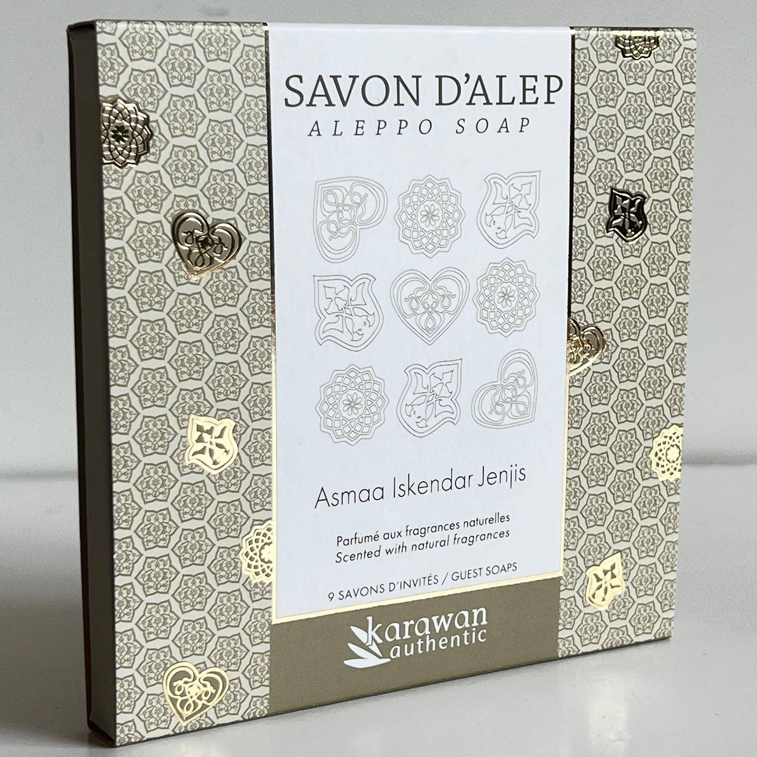 COFFRET DE SAVONS D'ALEP PARFUMÉS - 3 SENTEURS - 9x10G