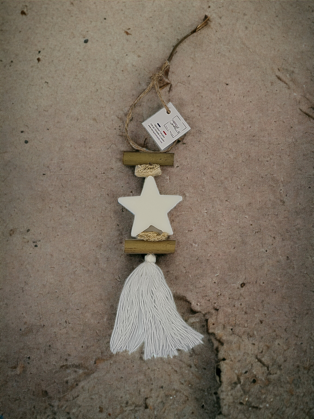 Tresse 1 Savon Etoile Blanche Bergamote