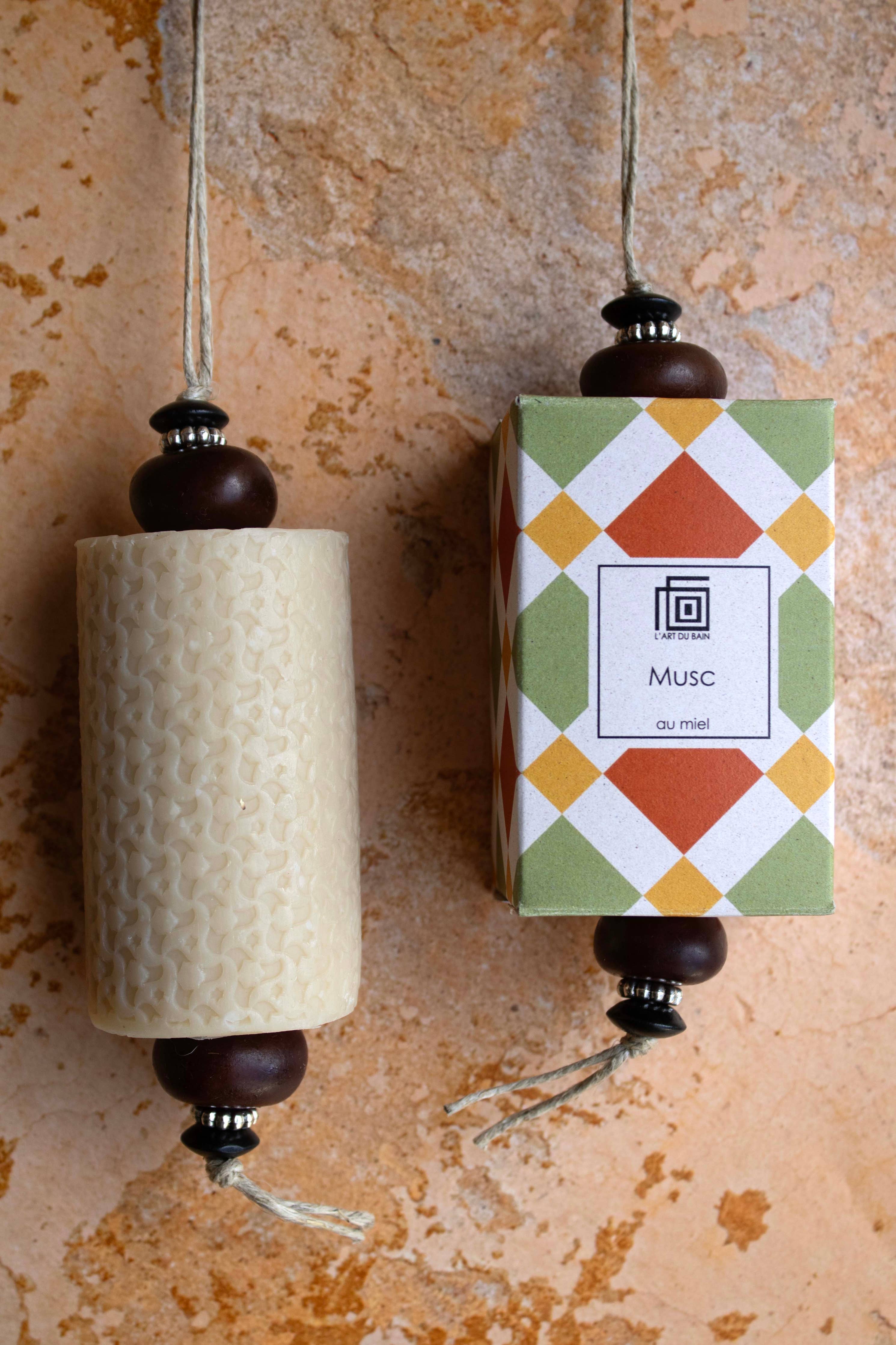 Savon Musc Blanc box sur corde