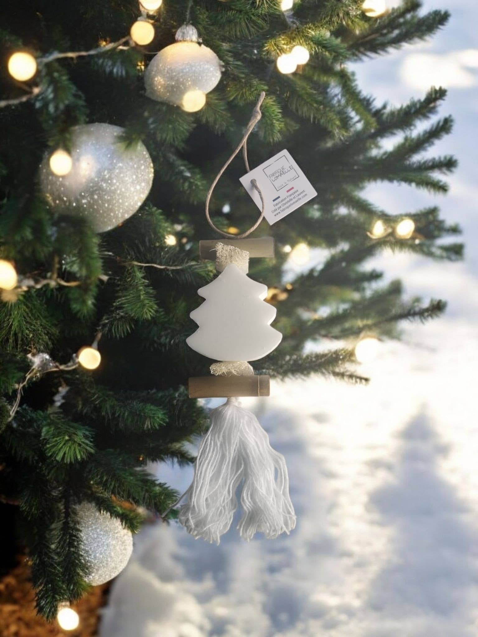 Pendeloque Savon Sapin Parfum Bergamote