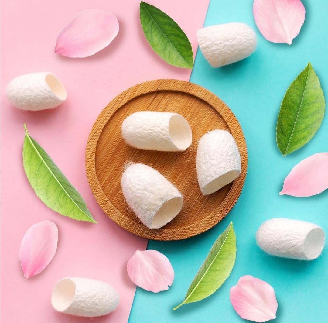 Cocon de soie exfoliant X 8 100% naturel