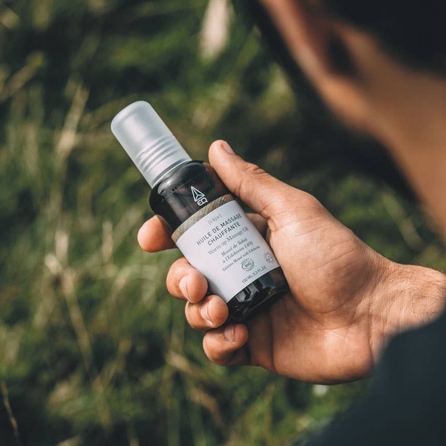 HUILE DE MASSAGE CHAUFFANTE - 100ML BIO