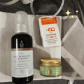 huile massage chauffante et stick SPF50 EQ Love Baume pour les lèvres Le panier des sens