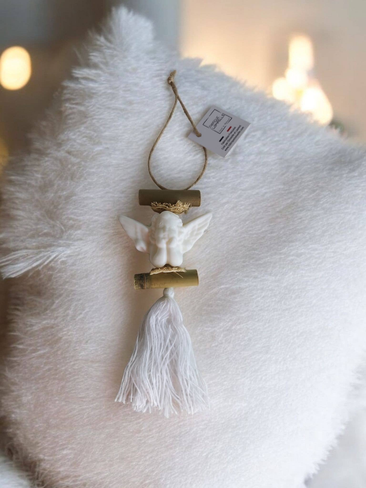 Tresse 1 Savon Ange Blanc Senteur Bergamote