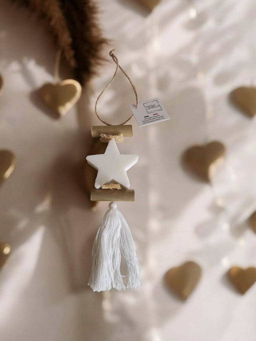 Tresse 1 Savon Etoile Blanche Bergamote