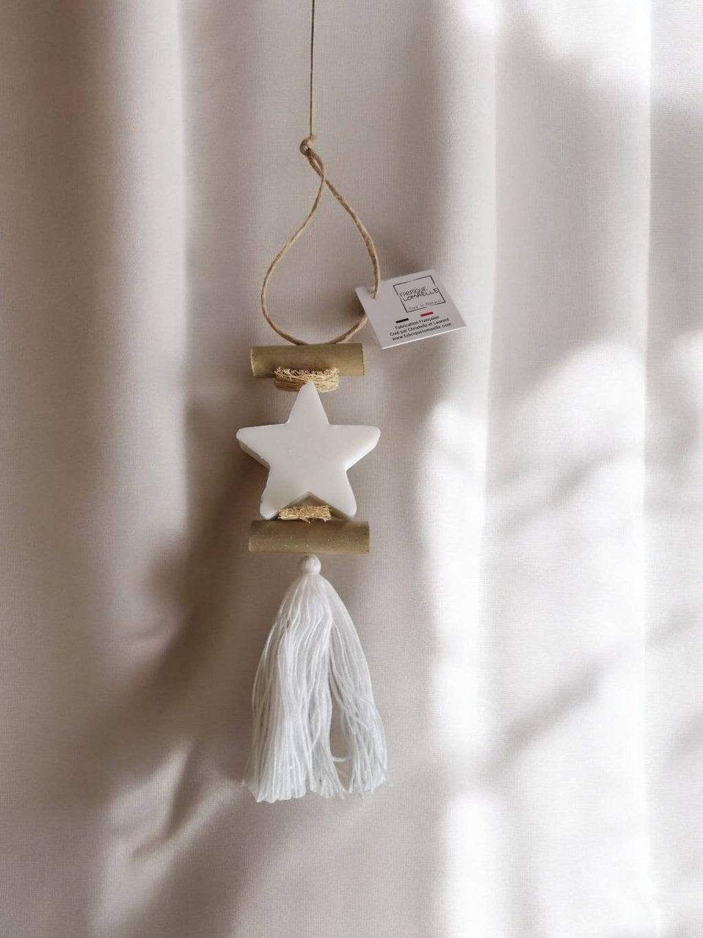 Tresse 1 Savon Etoile Blanche Bergamote