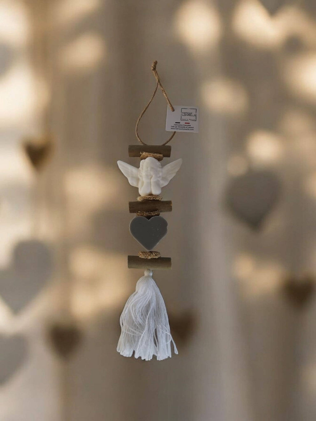 Tresse 1 Savon Ange Blanc Bergamote 1 Cœur Gris Opium